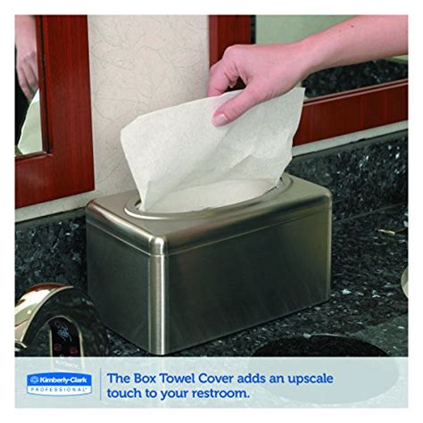 kimberly clark 09924 pop up box stainless steel towel dispenser|kleenex folded box towel dispenser.